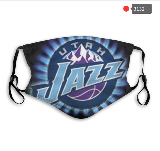 NBA Utah Jazz #2 Dust mask with filter->nba dust mask->Sports Accessory